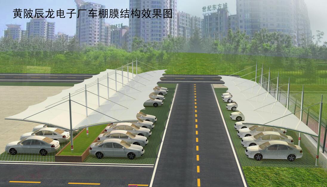 武漢陽光空間膜結(jié)構(gòu)車棚14